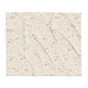 Premium Arctic Fleece Blanket - Floral Cozy Vibes - Dipaliz - Blankets