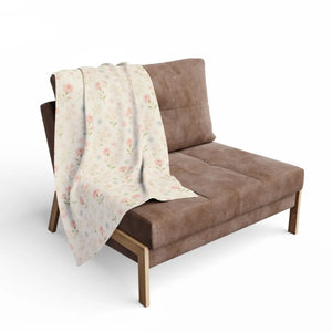Floral Arctic Fleece Blanket – Cozy Vibes - Dipaliz - Blankets