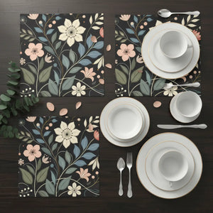 Floral Art Napkin – Polyester Table Decor - Dipaliz - Cloth Napkins