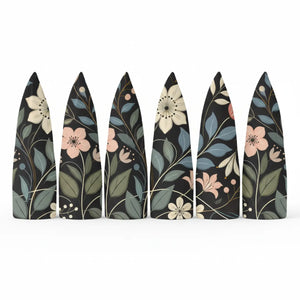 Floral Art Napkin – Polyester Table Decor - Dipaliz - Cloth Napkins
