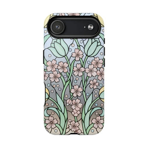 Floral Art Nouveau Tough Magnetic Phone Case - Mobile Cases