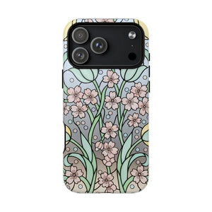 Floral Art Nouveau Tough Magnetic Phone Case - Mobile Cases