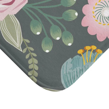 Transform your Bathroom with a Slip-proof Floral Bath Rug - Home Decor