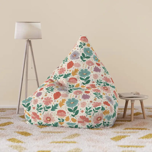 Floral Bean Bag Bliss: Elevate Your Cozy Oasis - Home Decor