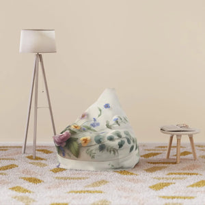 Floral Bean Bag – Cozy Cotton Blend Cover - Dipaliz - Slipcovers