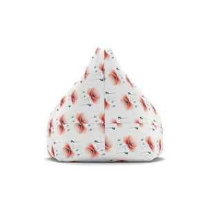 Floral Bean Bag Chair – All-over Print - Dipaliz - Slipcovers