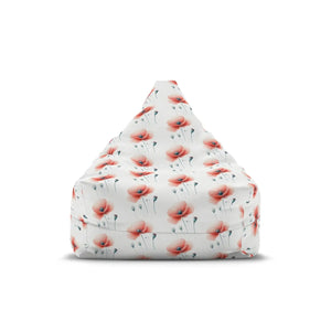 Floral Bean Bag Chair – All-over Print - Dipaliz - Slipcovers