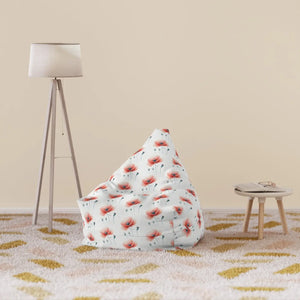 Floral Bean Bag Chair – All-over Print - Dipaliz - Slipcovers