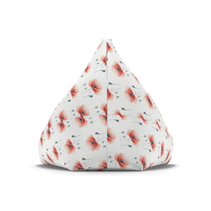 Floral Bean Bag Chair – All-over Print - Dipaliz - Slipcovers