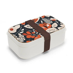 Trendy Floral Bento Lunchbox - Bpa-free Wood Lid - Dipaliz - Lunch Box Sets