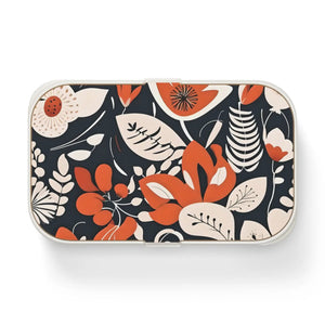 Trendy Floral Bento Lunchbox - Bpa-free Wood Lid - Dipaliz - Lunch Box Sets