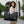 Floral Black Weekender Bag - White Elements - Dipaliz - Luggage & Bags