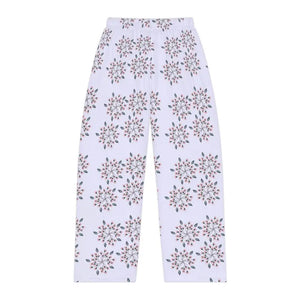 Floral Pajama Pants - Luxury Brushed Polyester Comfort - Dipaliz