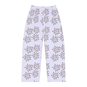 Floral Pajama Pants - Luxury Brushed Polyester Comfort - Dipaliz - s