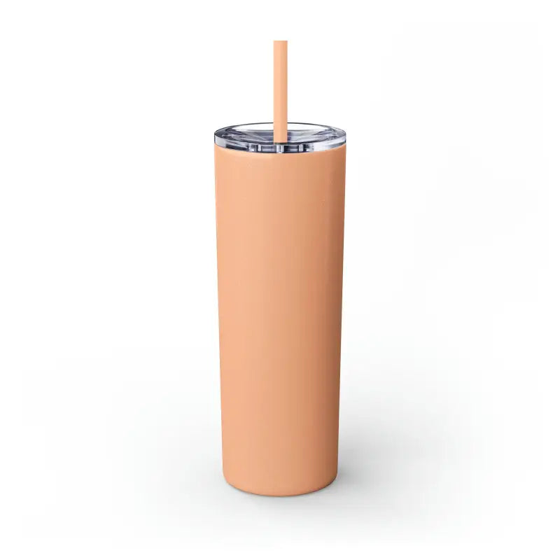 Floral Bliss Skinny Steel Tumbler: Sip Style with Elegance - Mug