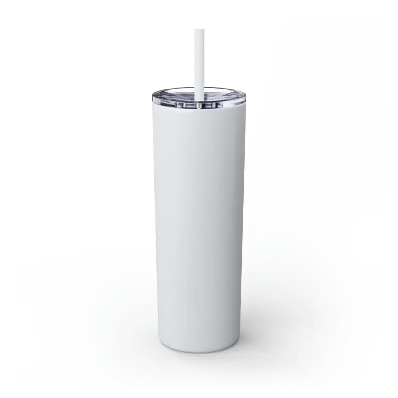 Floral Bliss Skinny Steel Tumbler: Sip Style with Elegance - Mug