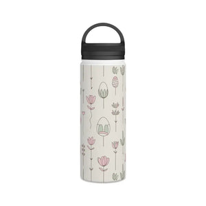 Stainless Steel Water Bottle Floral Easter Eggs Design - Dipaliz - Bottles