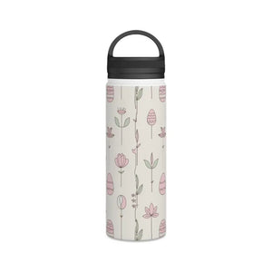 Stainless Steel Water Bottle Floral Easter Eggs Design - Dipaliz - Bottles