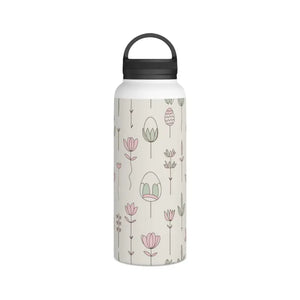 Stainless Steel Water Bottle Floral Easter Eggs Design - Dipaliz - Bottles
