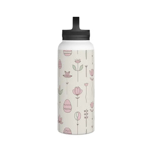 Stainless Steel Water Bottle Floral Easter Eggs Design - Dipaliz - Bottles