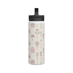 Stainless Steel Water Bottle Floral Easter Eggs Design - Dipaliz - Bottles