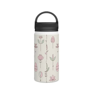 Stainless Steel Water Bottle Floral Easter Eggs Design - Dipaliz - Bottles