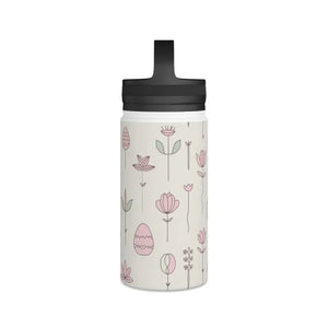 Stainless Steel Water Bottle Floral Easter Eggs Design - Dipaliz - Bottles