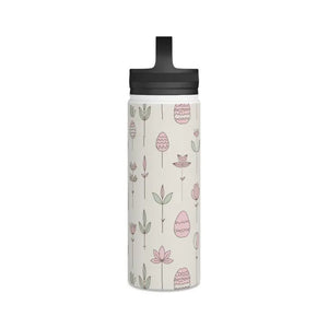 Stainless Steel Water Bottle Floral Easter Eggs Design - Dipaliz - Bottles