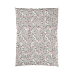 Floral Blossom Comforter - Soft Pink Cherry Duvet - Dipaliz - Quilts & Comforters