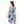 Floral Blue Women’s Skater Dress for Casual Outings - Dipaliz - Dresses