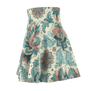 Vibrant Floral Bohemian Skater Skirt - Festival Style - Dipaliz - Skirts - Xs