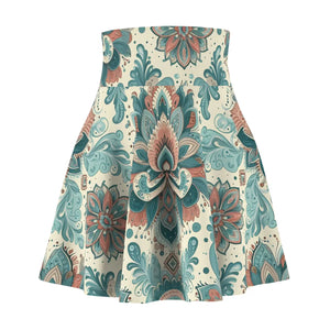 Vibrant Floral Bohemian Skater Skirt - Festival Style - Dipaliz - Skirts - Xs