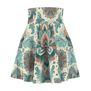 Floral Bohemian Skater Skirt - Vibrant Festival Style - Dipaliz - Skirts