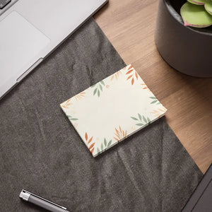 Paper Products - Botanical Sticky Notes - Neutral Floral Note Pads - Dipaliz