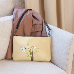 Floral Botanical Crossbody Bag - Faux Leather - Dipaliz - Cross Body Bags