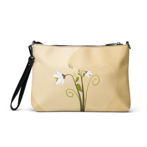 Floral Botanical Crossbody Bag - Faux Leather - Dipaliz - Cross Body Bags