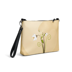 Floral Botanical Crossbody Bag - Faux Leather - Dipaliz - Cross Body Bags