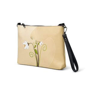 Floral Botanical Crossbody Bag - Faux Leather - Dipaliz - Cross Body Bags