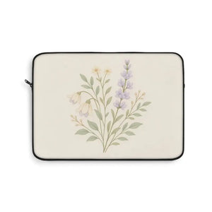 Floral Bouquet Laptop Sleeve Pastel Wildflower Case Dipaliz - 13’’ - Bags