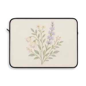 Floral Bouquet Laptop Sleeve Pastel Wildflower Case Dipaliz - 15’’ - Bags