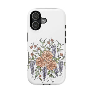 Floral Bouquet Magnetic Impact Phone Case - Mobile Cases