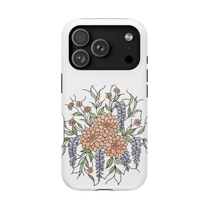 Floral Bouquet Magnetic Impact Phone Case - Mobile Cases
