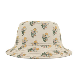 Simple Flowers Hat - Vibrant Floral Bucket for Women - Dipaliz - Hats