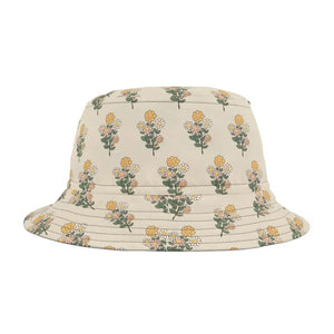 Simple Flowers Hat - Vibrant Floral Bucket for Women - Dipaliz - Hats