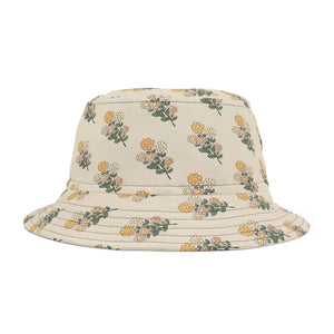 Simple Flowers Hat - Vibrant Floral Bucket for Women - Dipaliz - Hats