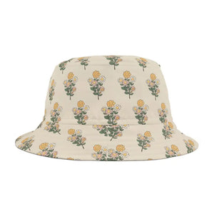 Simple Flowers Hat - Vibrant Floral Bucket for Women - Dipaliz - Hats