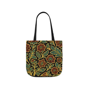 Premium Canvas Tote Bag - 5-color Straps Bohemian Print - Dipaliz - Shopping Totes