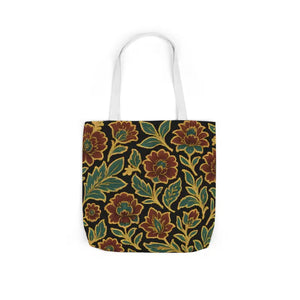Premium Canvas Tote Bag - 5-color Straps Bohemian Print - Dipaliz - Shopping Totes