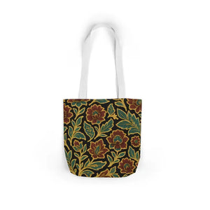 Premium Canvas Tote Bag - 5-color Straps Bohemian Print - Dipaliz - Shopping Totes