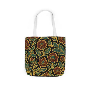 Premium Canvas Tote Bag - 5-color Straps Bohemian Print - Dipaliz - Shopping Totes